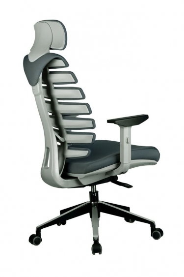 Кресло оператора Рива Riva Chair SHARK Серый