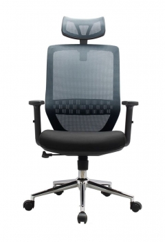 Кресло оператора Рива Riva Chair 833 H Серый