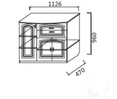 Комод Марибель В-2 Рамух Сандал