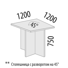 Стол переговоров Витра Лидер-Престиж 83.31