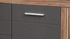 Комплект мебели для гостиной Марибель Бэлла-5 1 Смоки софт Индиан эбони темный