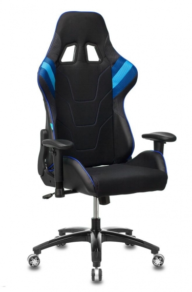 Кресло игровое Zombie Бюрократ VIKING 4 AERO BLUE