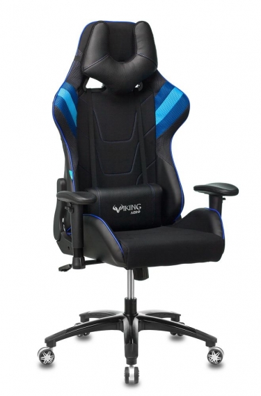 Кресло игровое Zombie Бюрократ VIKING 4 AERO BLUE