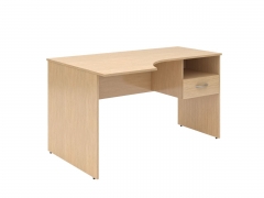 Стол письменный левый Skyland SET140-1 L c подвесной тумбой Дуб Cонома Cветлый