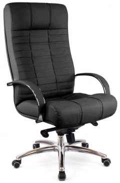 Кресло руководителя Everprof Atlant AL M кожа Черный
