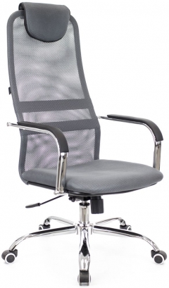 Кресло руководителя Everprof EP 708 TM сетка Серый