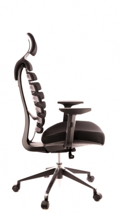 Эргономичное кресло Everprof Ergo Black ткань Черный