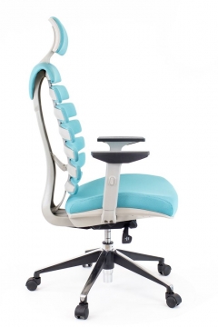 Эргономичное кресло Everprof Ergo Black ткань Бирюзовый
