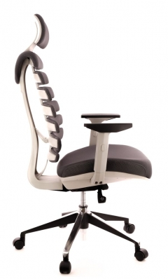 Эргономичное кресло Everprof Ergo Black ткань Серый