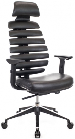 Эргономичное кресло Everprof Ergo Black экокожа Черный