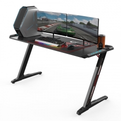 Геймерский стол Eureka Eureka Z60 c RGB подсветкой Черный