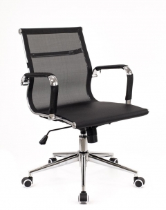 Кресло для персонала Everprof Opera LB T сетка Черный