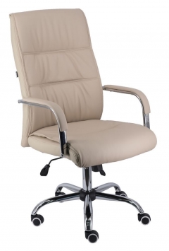 Кресло для руководителя Everprof Bond TM экокожа Бежевый