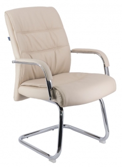 Кресло для посетителей Everprof Bond CF экокожа Бежевый