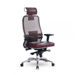 Кресло руководителя Метта Samurai SL-3.04 Темно-бордовый