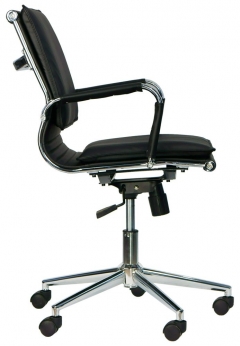 Кресло для персонала Everprof Nerey LB T Экокожа Черный