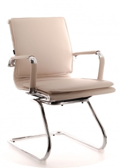 Кресло для посетителей Everprof Nerey CF экокожа Бежевый