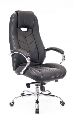 Кресло руководителя Everprof Drift M кожа Черный