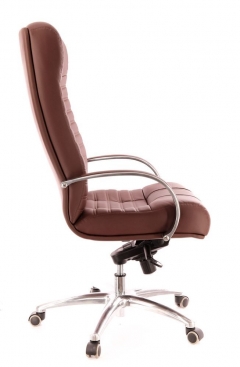 Кресло руководителя Everprof Atlant AL M экокожа Коричневый