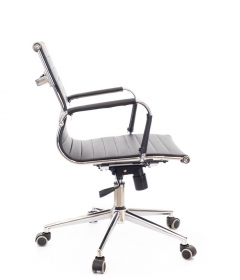 Кресло для персонала Everprof Leo T экокожа Черный