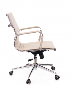 Кресло для персонала Everprof Leo T экокожа Бежевый