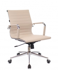 Кресло для персонала Everprof Leo T экокожа Бежевый