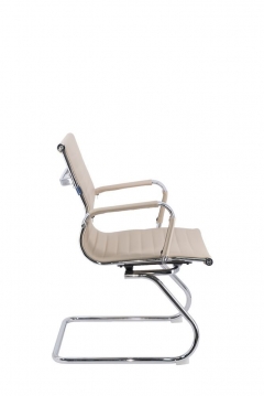 Кресло для посетителей Everprof Leo CF экокожа Бежевый