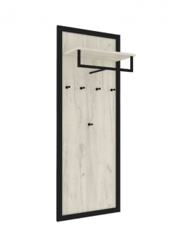 Вешалка Любимый дом Техно ЛД 678.340.000 Дуб Крафт Белый Черный