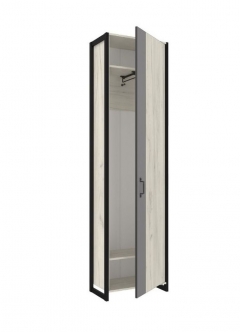 Комплект мебели для прихожей Любимый дом Техно ЛД 1 Дуб Крафт Белый Черный