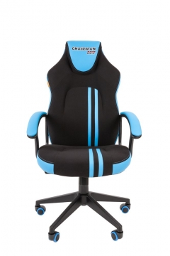 Кресло геймерское Chairman CHAIRMAN GAME 26 Черный-голубой