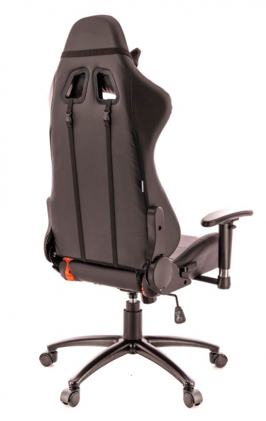 Кресло геймерское Everprof Everprof Lotus S2 Экокожа Черный Оранжевый