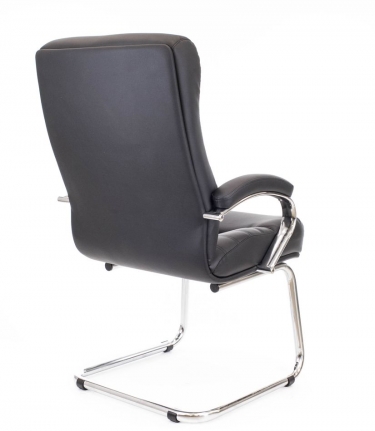 Кресло для посетителей Everprof Everprof Orion CF Экокожа Черный