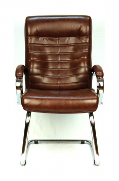 Кресло для посетителей Everprof Everprof Orion CF Экокожа Коричневый