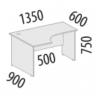 Стол эргономичный левый Витра Альфа 64.62 Дуб Кронберг