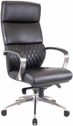 Кресло для руководителя Everprof Everprof President Кожа Черный