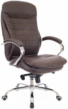 Кресло для руководителя Everprof Everprof Valencia M Экокожа Коричневый