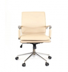 Кресло для персонала Everprof Nerey LB T Экокожа Бежевый