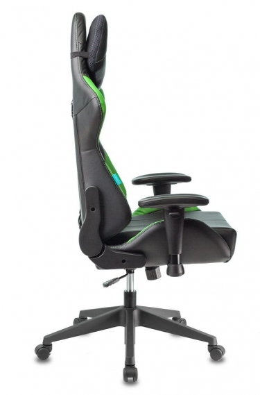 Кресло игровое Zombie Бюрократ VIKING 5 AERO LGREEN