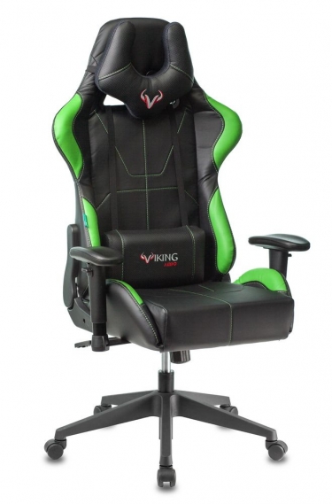 Кресло игровое Zombie Бюрократ VIKING 5 AERO LGREEN