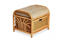 Пуф с 1 выдвижным ящиком Радуга 12/20 мед