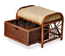 Пуф с 1 выдвижным ящиком Радуга 12/20 молочный шоколад