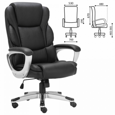 Кресло офисное BRABIX BRABIX PREMIUM Rest EX-555 Черный
