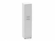 Шкаф 4 узкий закрытый Персона Грата Deka 10.19.14Л Белый