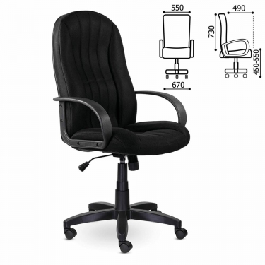 Кресло офисное BRABIX BRABIX Classic EX-685 ткань Е Черный