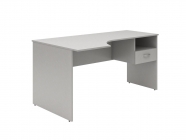 Стол письменный левый Skyland SET160-1 L c подвесной тумбой Белый