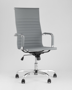 Кресло руководителя Stool Group TopChairs City Серое
