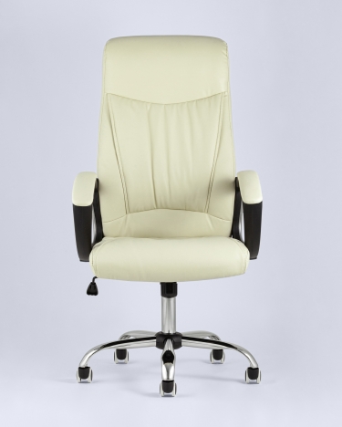Кресло руководителя Stool Group TopChairs Tower Бежевое