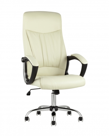Кресло руководителя Stool Group TopChairs Tower Бежевое