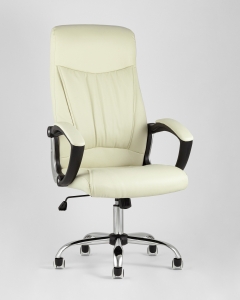 Кресло руководителя Stool Group TopChairs Tower Бежевое