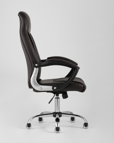 Кресло руководителя Stool Group TopChairs Tower Коричневое
